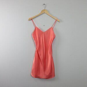 Victoria's Secret Night Slip Dress S Pink Lingerie Nightgown Satin Mini Sexy 68